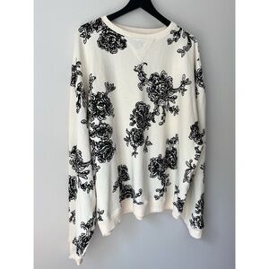 we the free • printed oversized sweatshirt